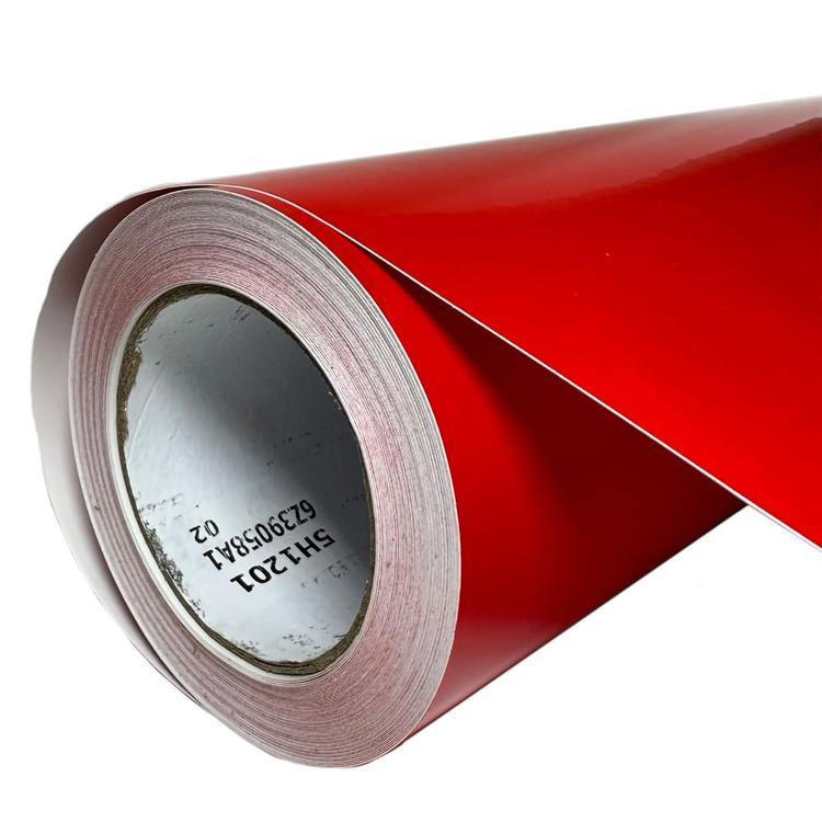 Red Vinyl Foil Film