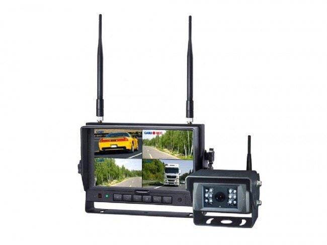 Back-TV sats 7" Digital Quad LCD