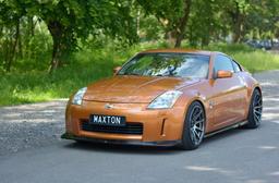 skinnende sort Cupspoiler Nissan 350Z