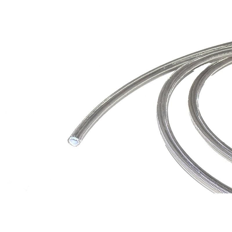 AN4 PTFE Stålomspunnen slang