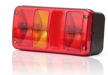 Baklampa med reflex 12-24V
