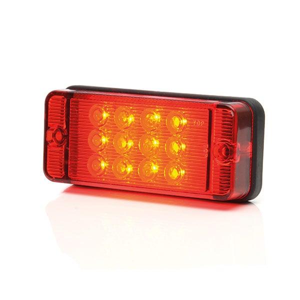 Foglight with red glass