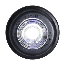 LED posisjonslys Hvit Rund