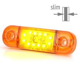 SIDOMARKERING SLIM ORANGE 12 LED
