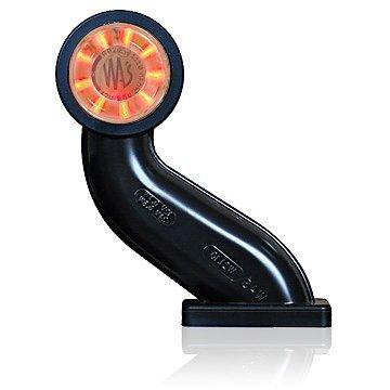 Gummiarm Vit/Röd LED HÖGER