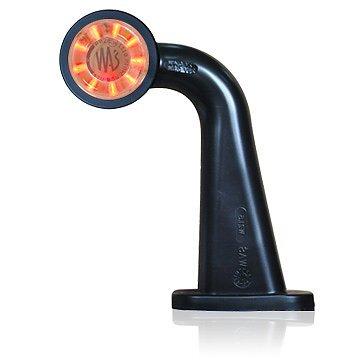 Gummiarm Vit/Röd LED 3m kabel