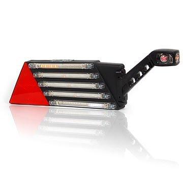 Bakljus 8-kammarlampa Höger. 12-24V LED.
