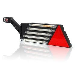 Bakljus 8-kammarlampa Vänster. 12-24V LED.