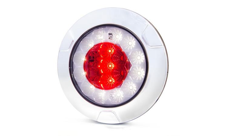 Baklampa LED 2 kammare 12-24V Dim/Back