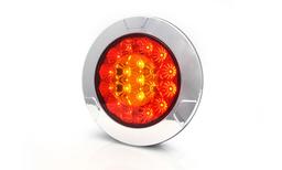 Baklampa LED 3 kammare 12-24V Bak/Broms/Back