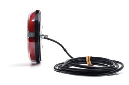 Bakljus 3 funk. LED universal 12-24V DC, IP66/68, E-godkänd