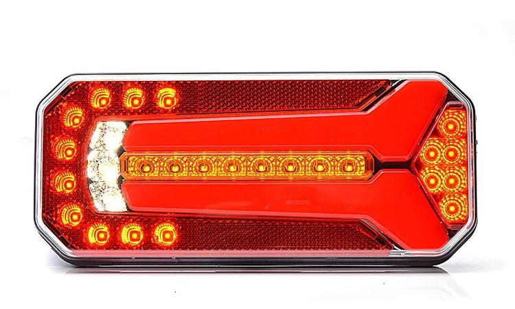 Baklampa LED universal 12-24V 5 funktioner