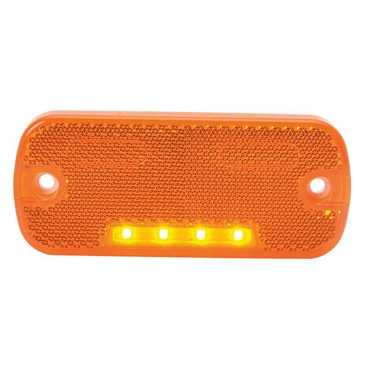 Sidomarkering LED Orange, med reflex