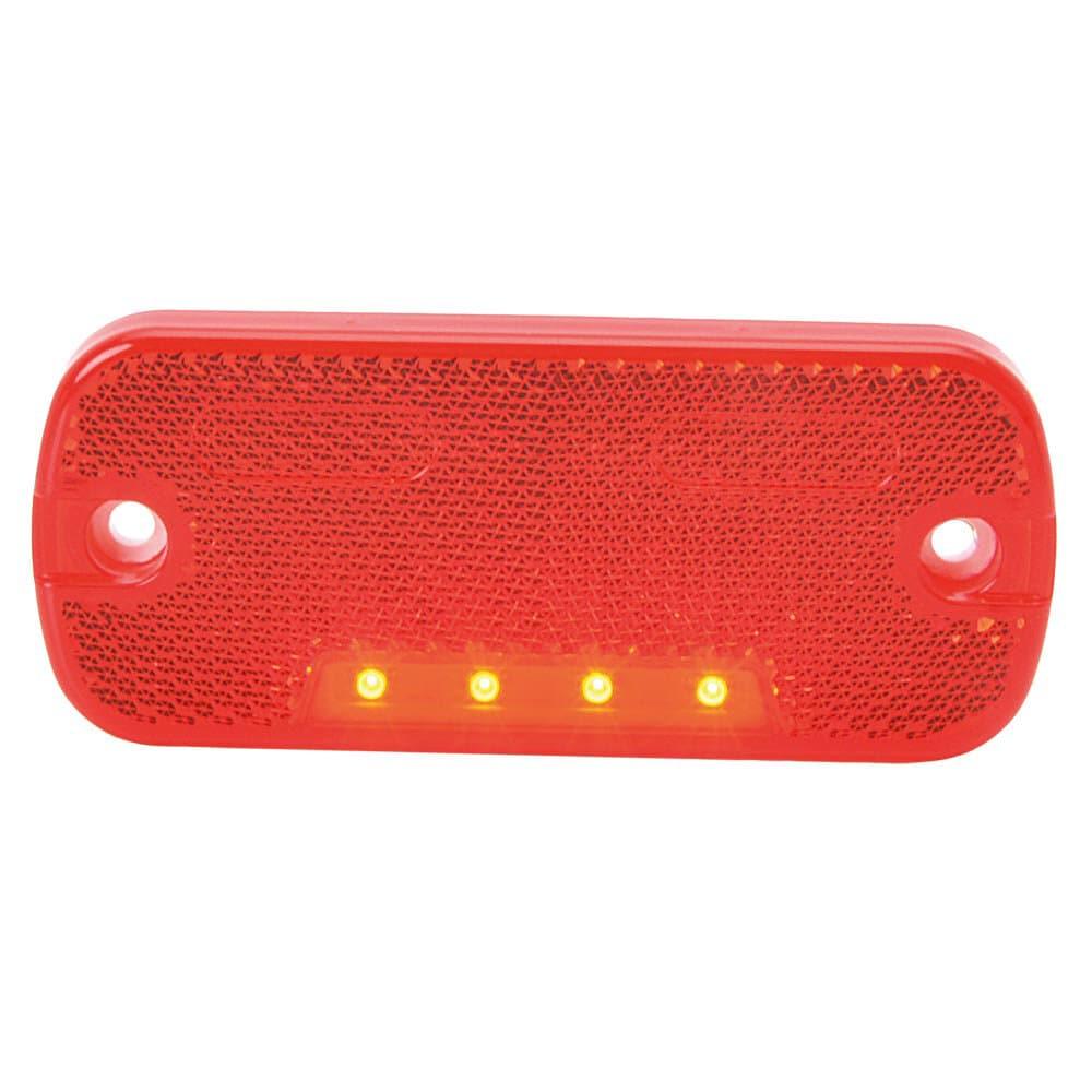 Positionsljus LED RÖD, med reflex