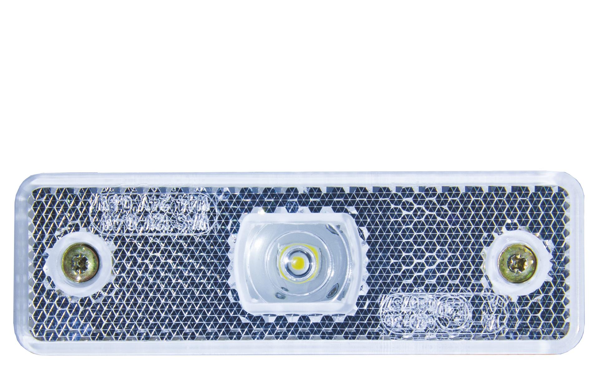 SWEDSTUFF Positionsljus LED, vit med reflex
