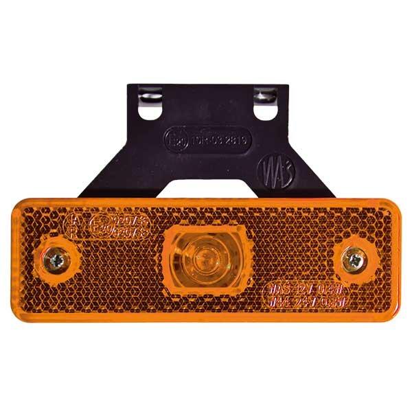 SWEDSTUFF Sidomarkering LED Orange, med reflex