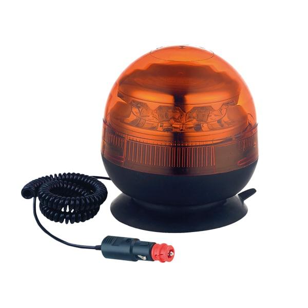 Rotating LED-light with magnet and cigarette lighter socket- low variant
