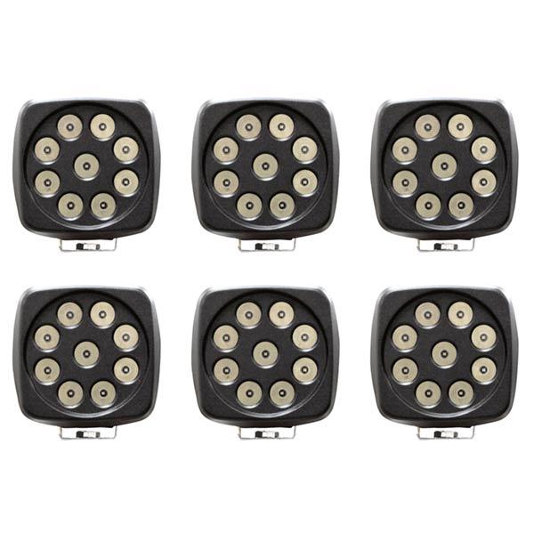 Paket: 6 kpl LED Arbetslampa 27W DT kytkin