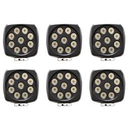 Pakke: 6stk LED arbiedslampe 27W DT kontakt