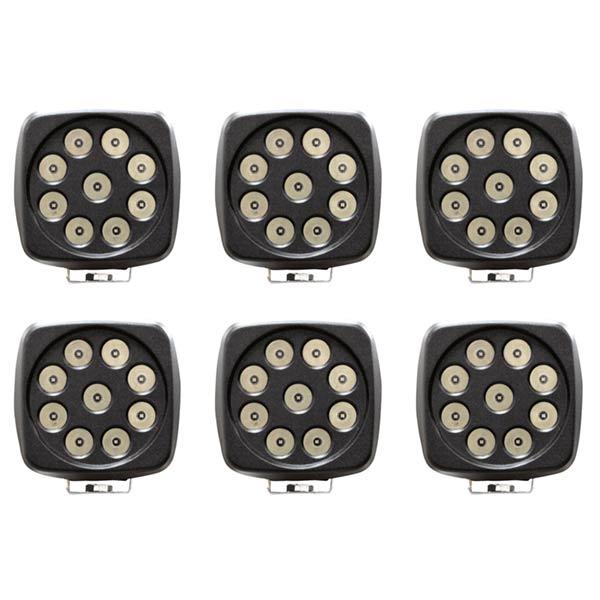 Paket: 6st LED Arbetslampa 27W DT kontakt