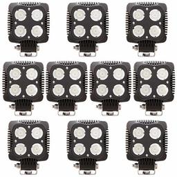 10-pak LED Arbejdslampe 40W DT kontakt