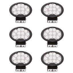 6-pack LED Arbetslampa Oval 120W DT kontakt