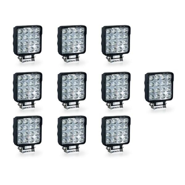 10-Pack LED Arbetslampa 25W 