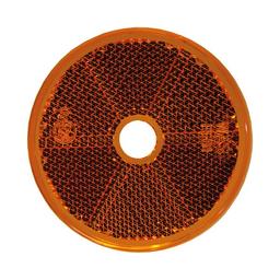 Heijastin Oranssi Pyöreä 60mm 4-pakkaus