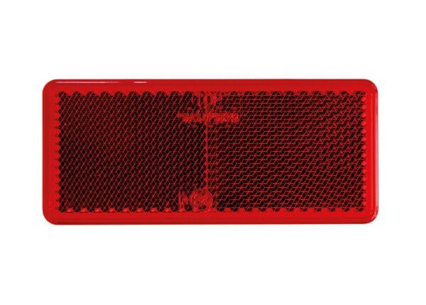 Reflex röd rektangulär 96x42mm