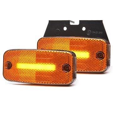 Sidomark. Orange neon One line