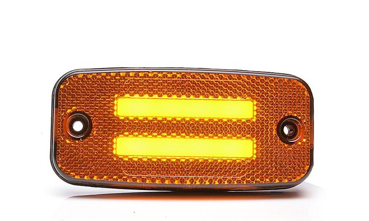 Sidomarkering orange Two lines LED