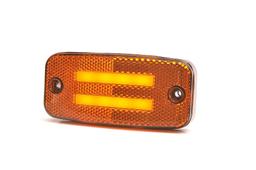 Sidomarkering/blinkers orange Two lines LED