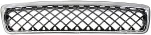 Chrome/Black grille