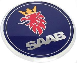 Saab emblem takaluukun vuoksi