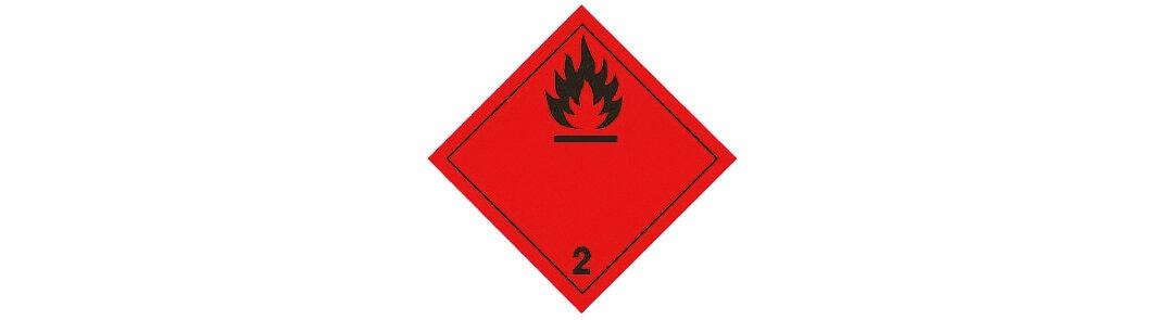 ADR Etikett "Flammable Gases"