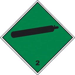 ADR Etikett NonInflammable gas