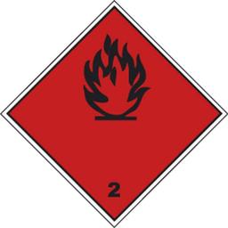 ADR Etikett "Flammable Gases"
