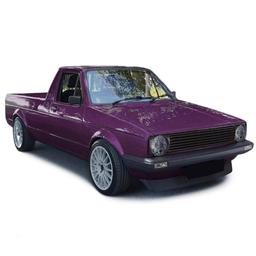 Svarta Strålkastare VW Jetta / Caddy
