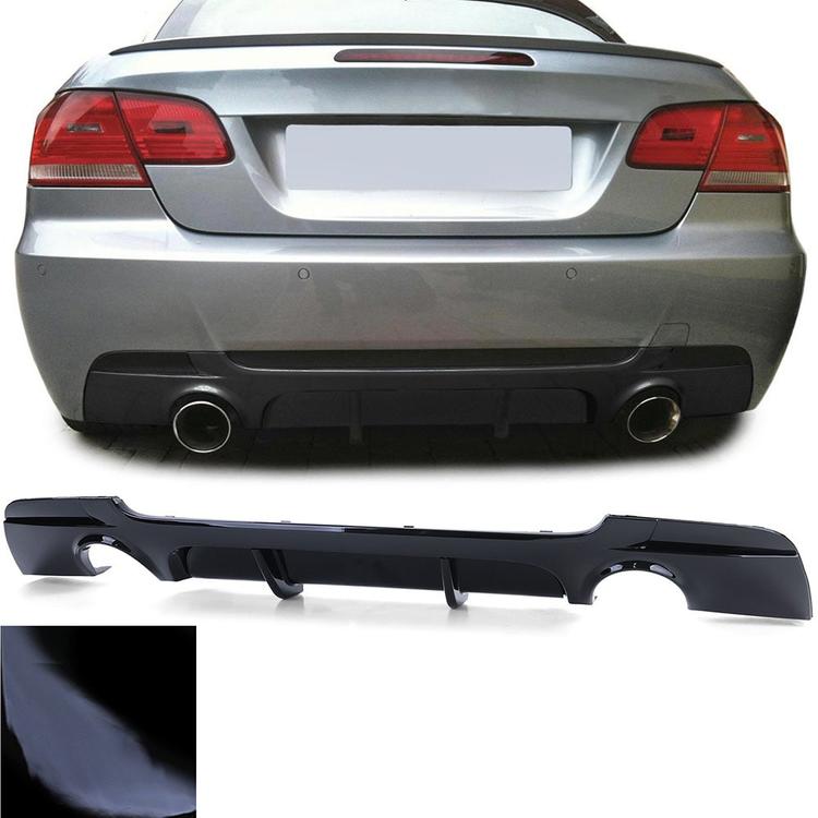 Glanssort Diffusor BMW 3-serie E92 E93
