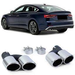 Sportavgasslutrör 4-rörsskydd Audi A5 8T