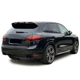 Svarta Dubbla Ändrör Porsche Cayenne
