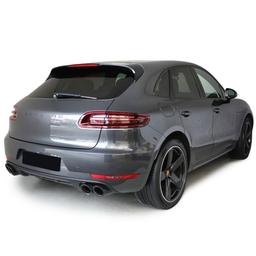 Mustat Kaksoispäätyputket Porsche Macan