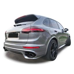 Mustat Kaksoispäätyputket Porsche Cayenne
