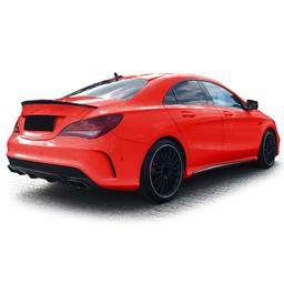 Kromade Dubbla Ändrör Mercedes CLA