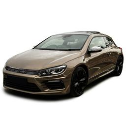 Blanksvart Grill VW Scirocco