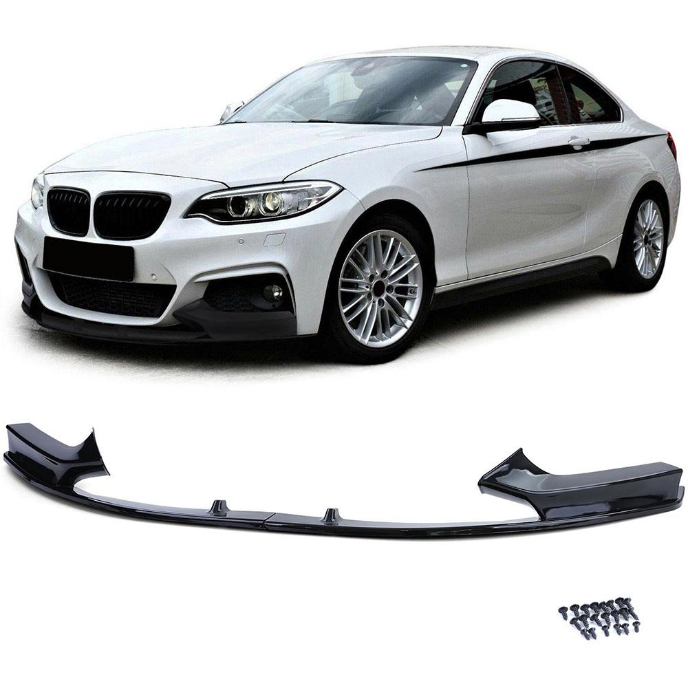 Blanksvart Spoilerläpp BMW 2-serie F22 F23