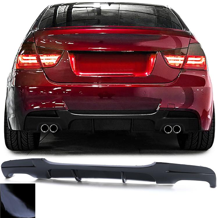 Glanssort Diffusor BMW 3-serie E90 E91
