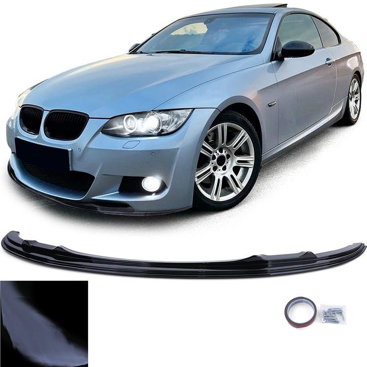 Blanksvart Spoilerläpp BMW 3-serie E92 E93