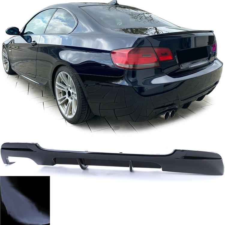 Glanssort Diffusor BMW 3-serie E92 E93