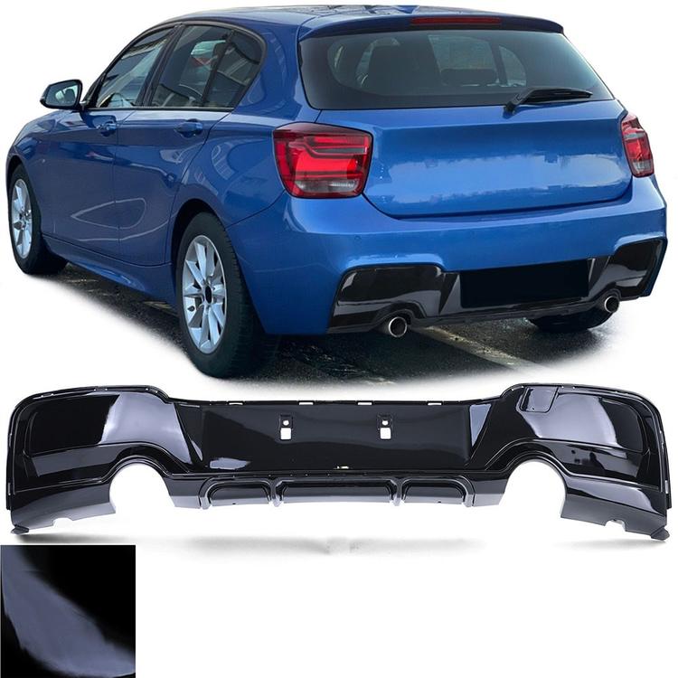 Blanksvart Diffusor BMW 1-serie F20 / F21 M135i